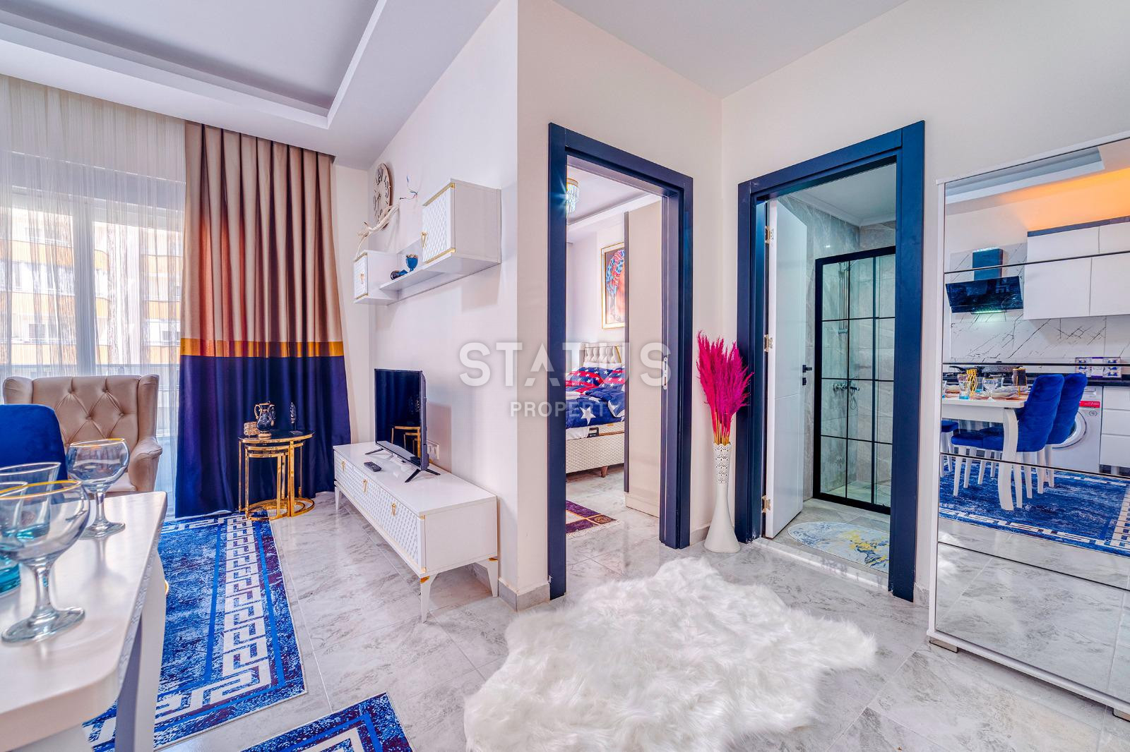 One-bedroom furnished apartment in a residential complex with infrastructure in Mahmutlar. 60m2 фото 6