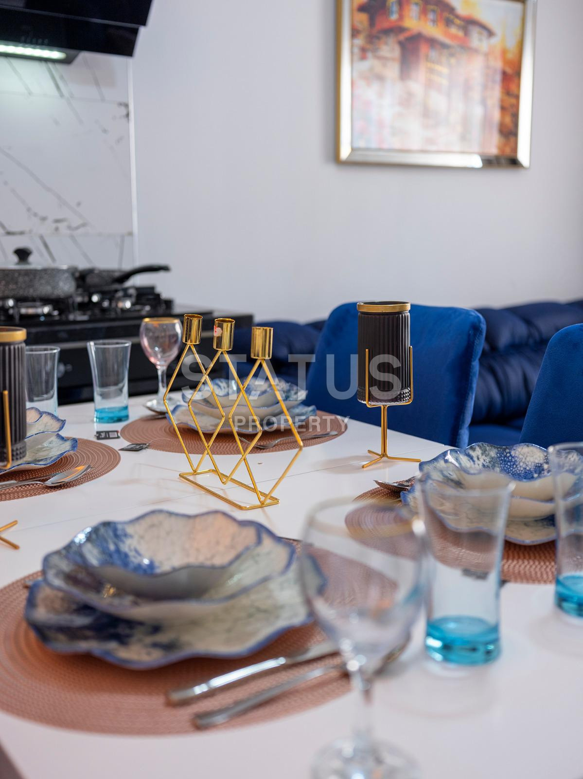 One-bedroom furnished apartment in a residential complex with infrastructure in Mahmutlar. 60m2 фото 15