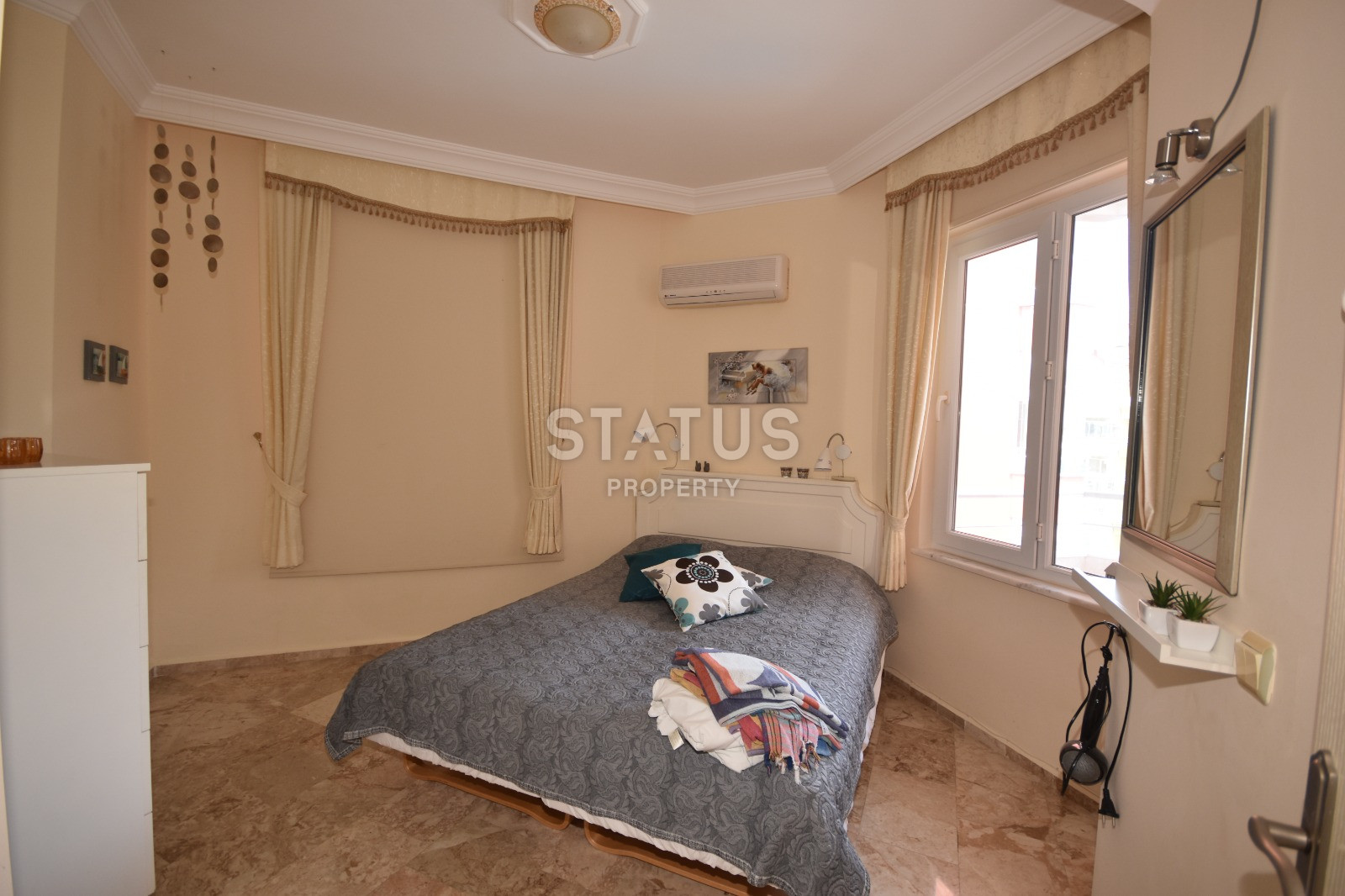 Three-room furnished apartment in the first coastline in Mahmutlar. 115m2 фото 7