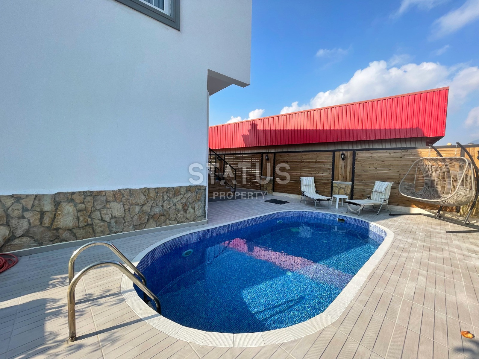 Three-level furnished villa with infrastructure in OBA. 352m2 фото 20