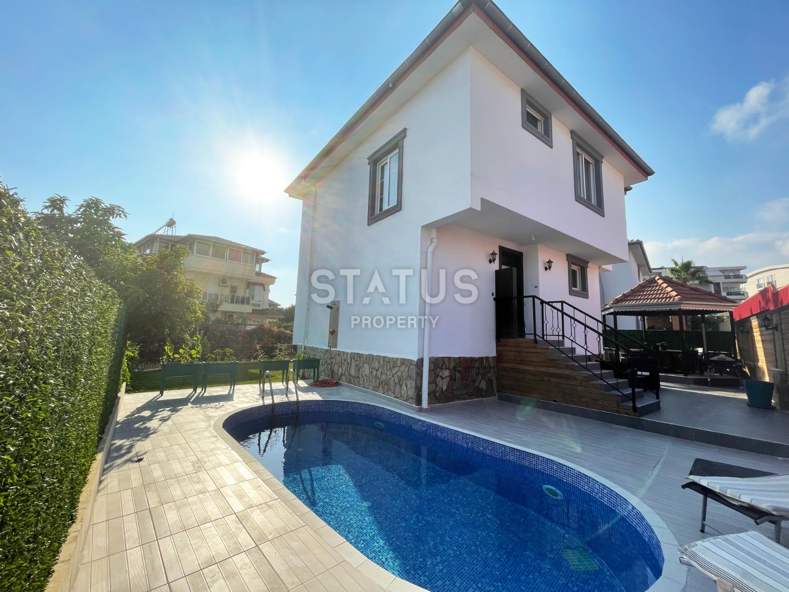 Three-level furnished villa with infrastructure in OBA. 352m2 фото 56