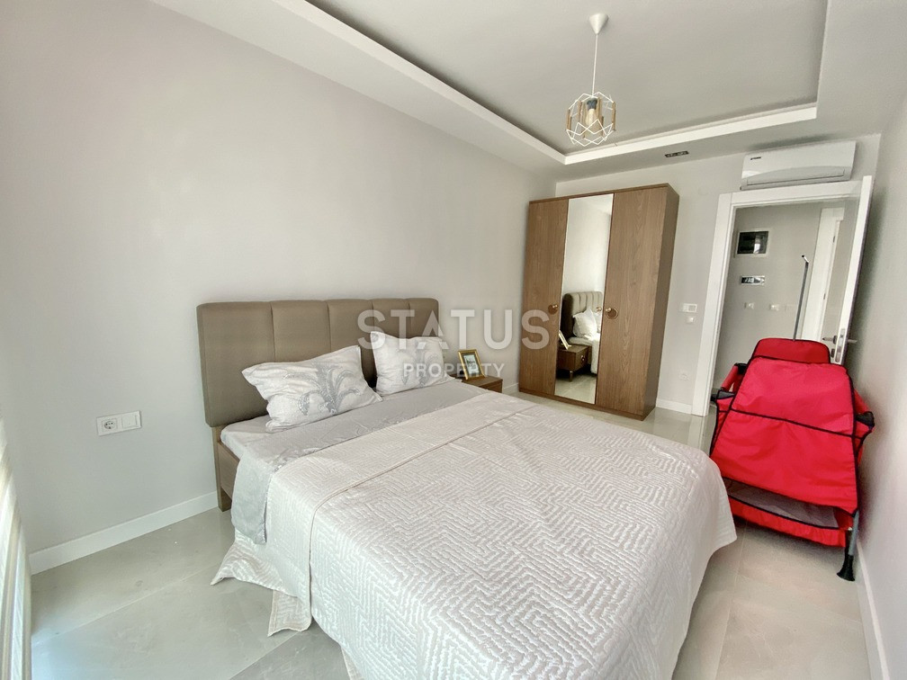 Уютная светлая трёхкомнатная квартира в первой береговой линии в Махмутларе. 85м2 фото 17