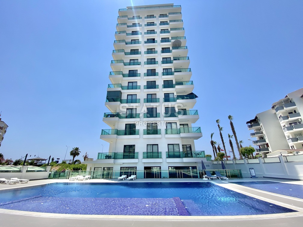 Уютная светлая трёхкомнатная квартира в первой береговой линии в Махмутларе. 85м2 фото 22