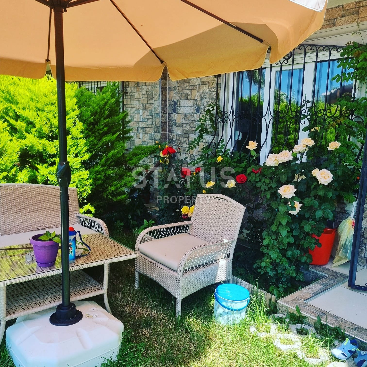 Огромный садовый дуплекс на первой береговой линии в Кестеле. фото 26