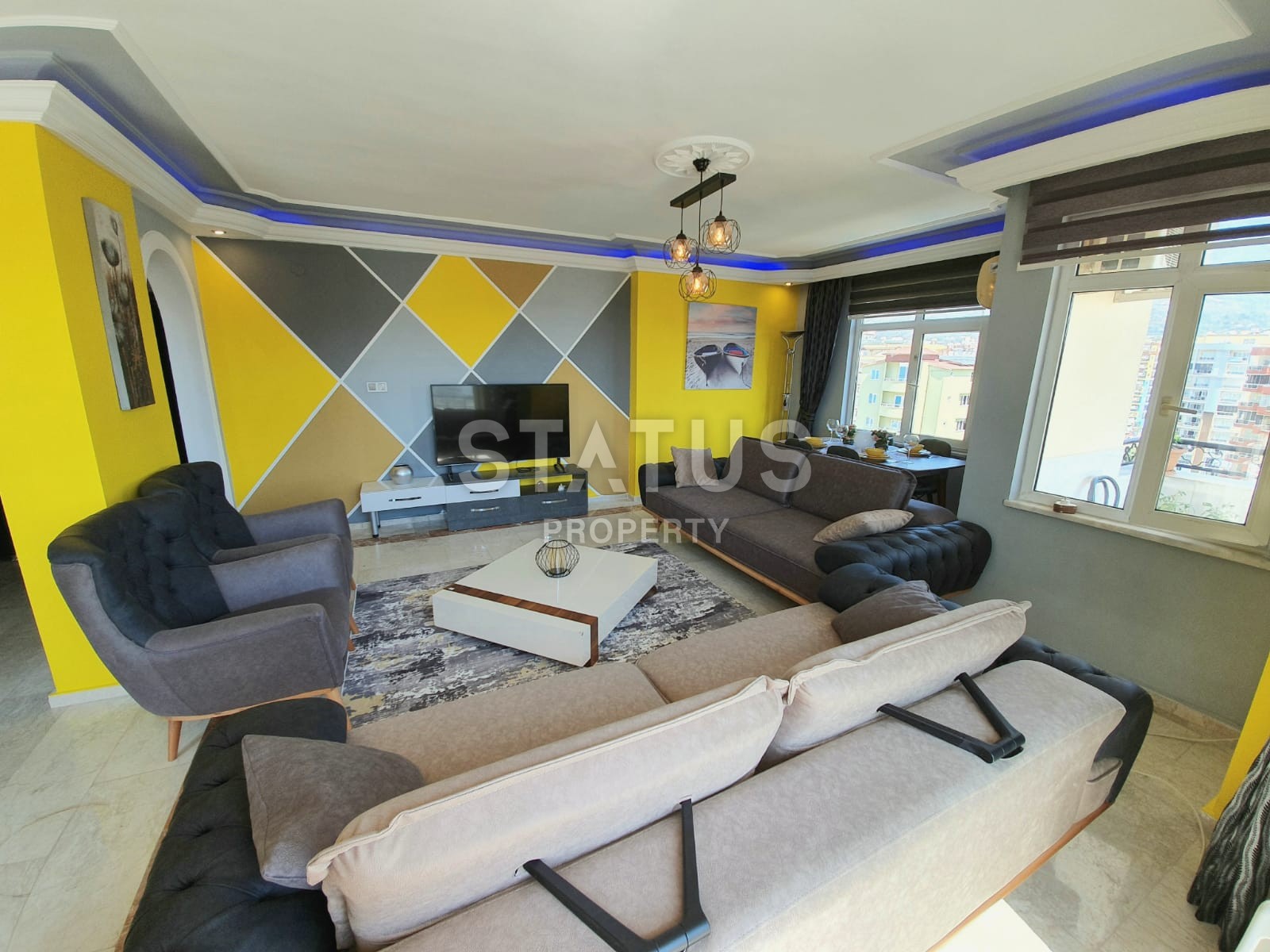 Просторные меблированные апартаменты 3+1 в Махмутларе, 150 м2 фото 3