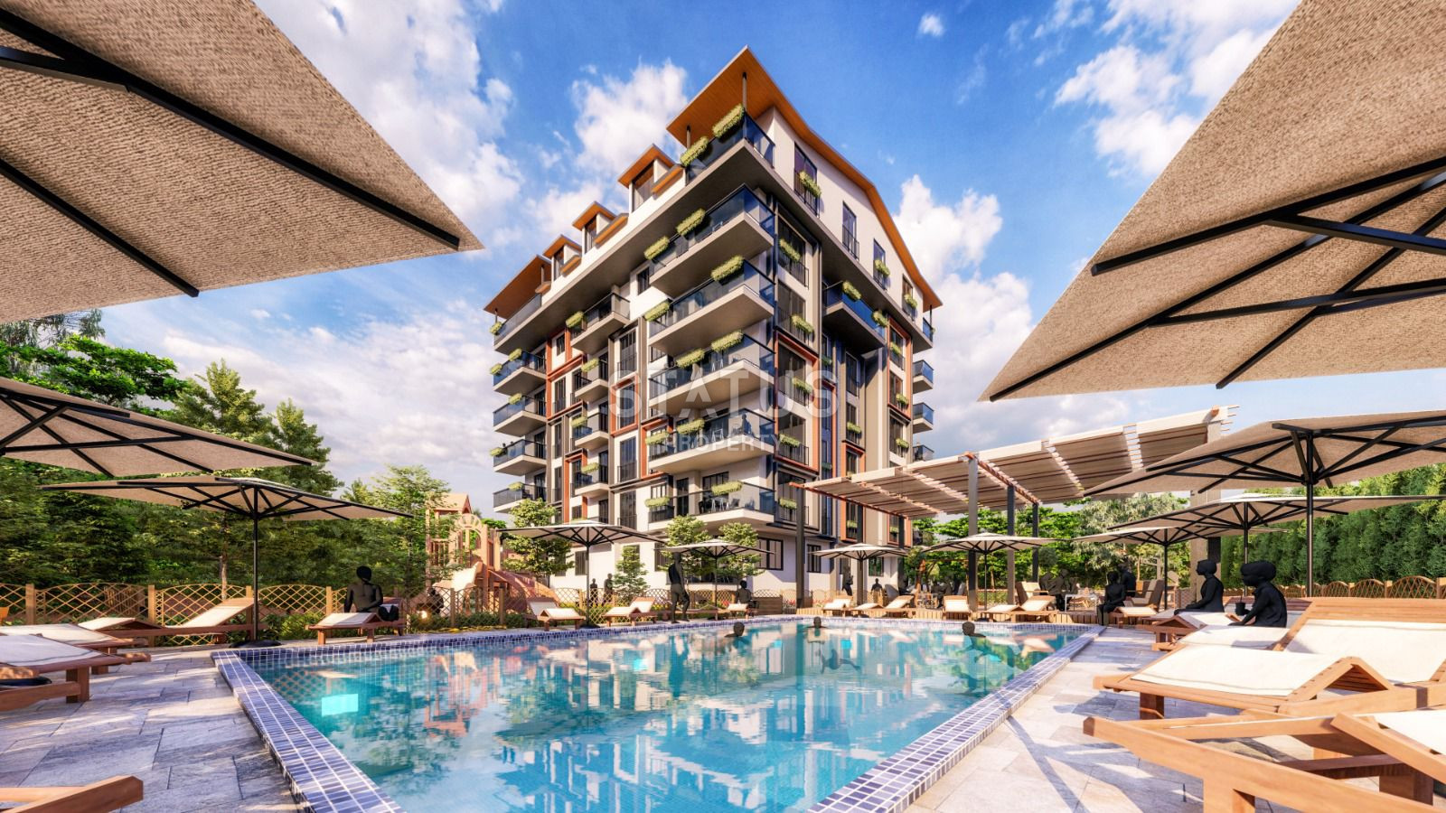 Апартаменты 2+1 с отдельной кухней в Газипаша, 95 м2 фото 5