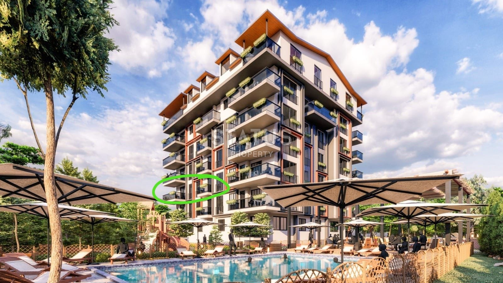 Апартаменты 2+1 с отдельной кухней в Газипаша, 95 м2 фото 6