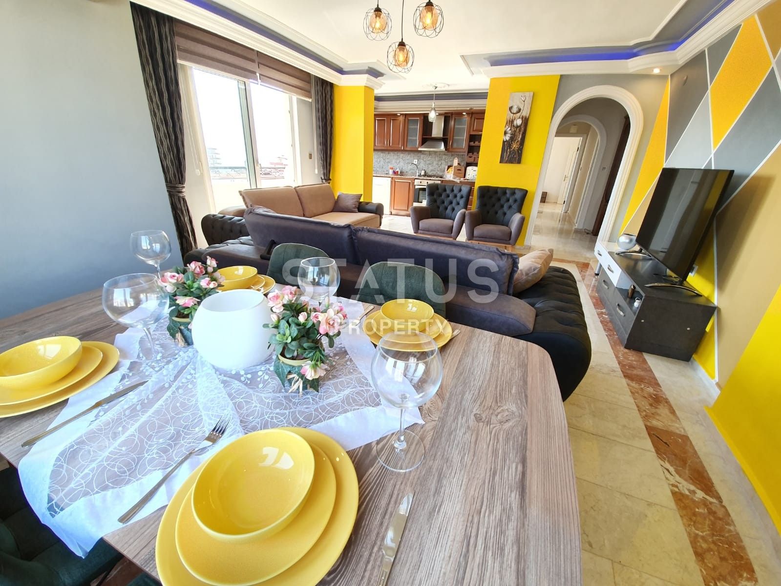 Просторные меблированные апартаменты 3+1 в Махмутларе, 150 м2 фото 6