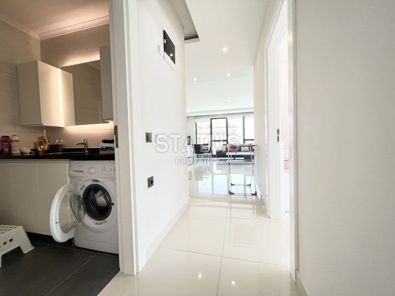 Трёхкомнатная меблированная квартира в 200м от моря в Каргыджаке. 120м2 фото 6