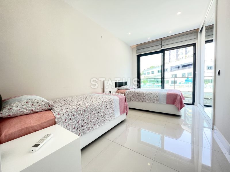 Трёхкомнатная меблированная квартира в 200м от моря в Каргыджаке. 120м2 фото 9