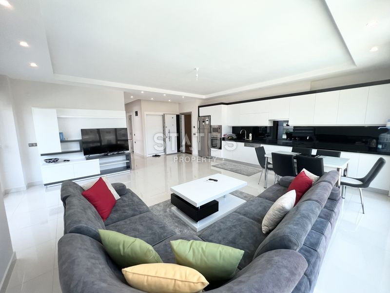 Трёхкомнатная меблированная квартира в 200м от моря в Каргыджаке. 120м2 фото 12