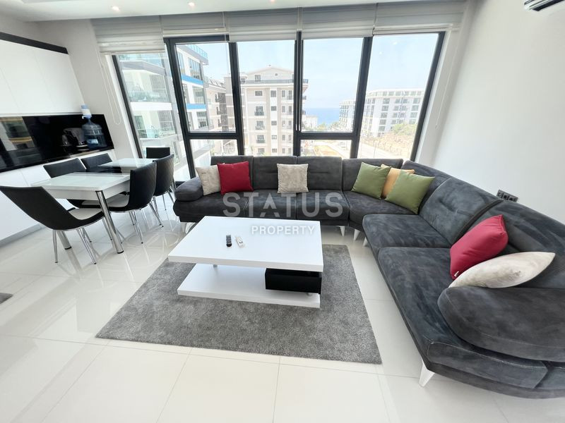 Трёхкомнатная меблированная квартира в 200м от моря в Каргыджаке. 120м2 фото 27