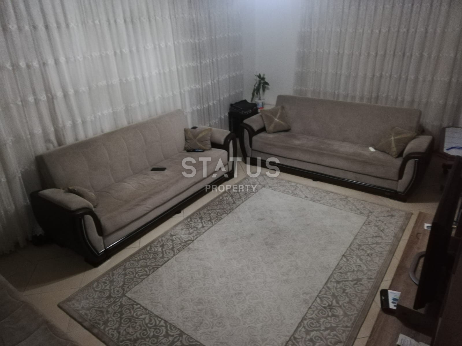 Трехкомнатная квартира с мебелью в центральном районе Алании, 120 м2 фото 17