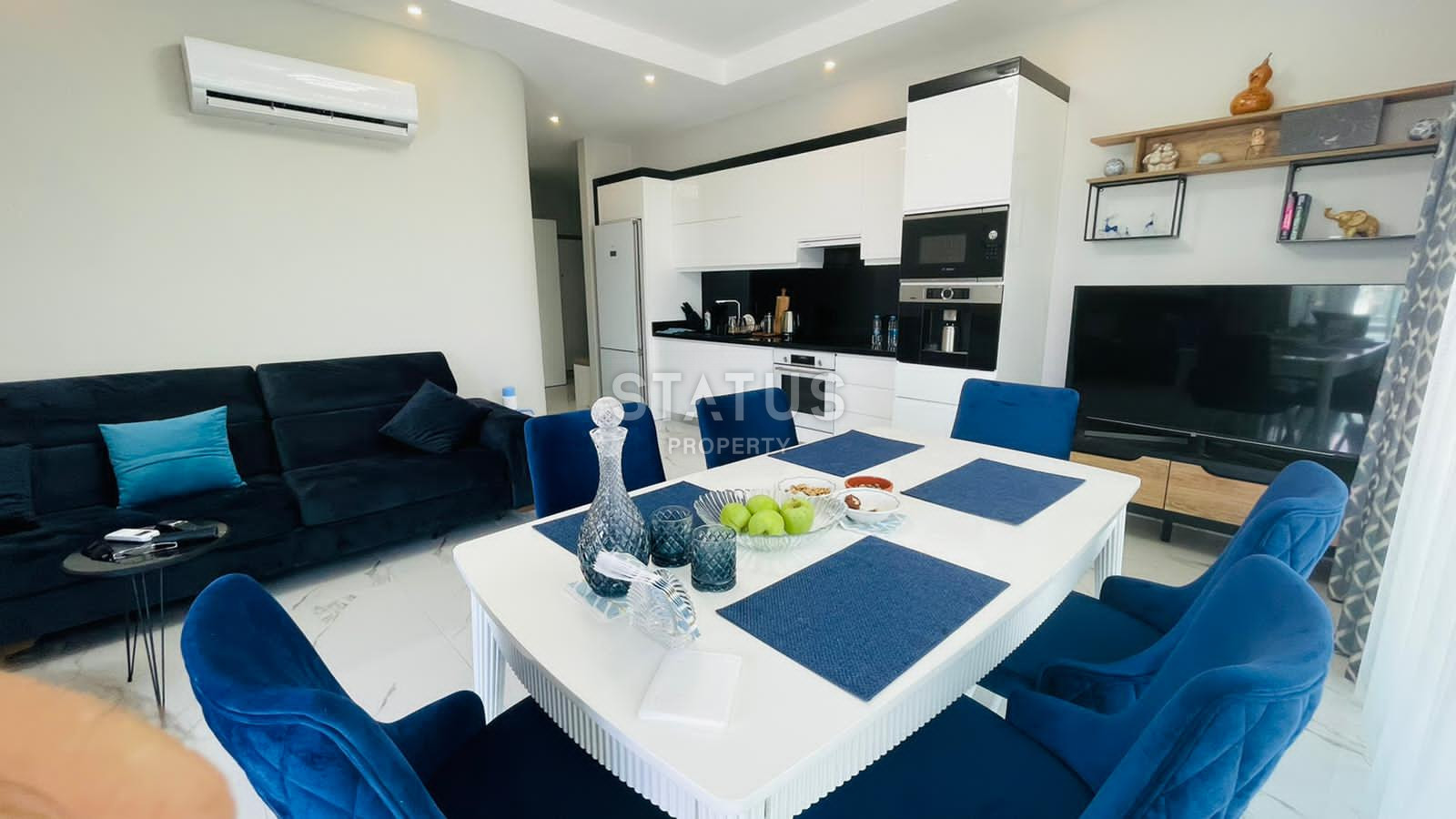 Квартира 2+1 с мебелью, в комплексе Премиум класса, 110 м2 фото 7