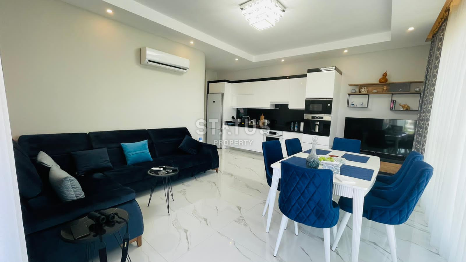 Квартира 2+1 с мебелью, в комплексе Премиум класса, 110 м2 фото 8