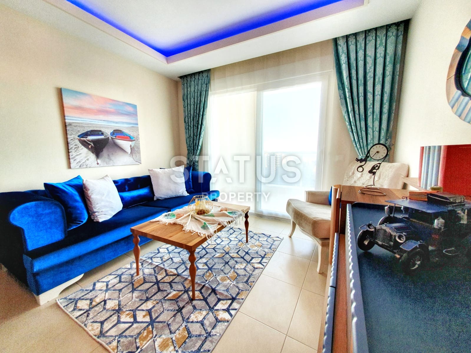 Квартиры в новом комплексе с мебелью и техникой в Махмутларе 60 кв.м. фото 11