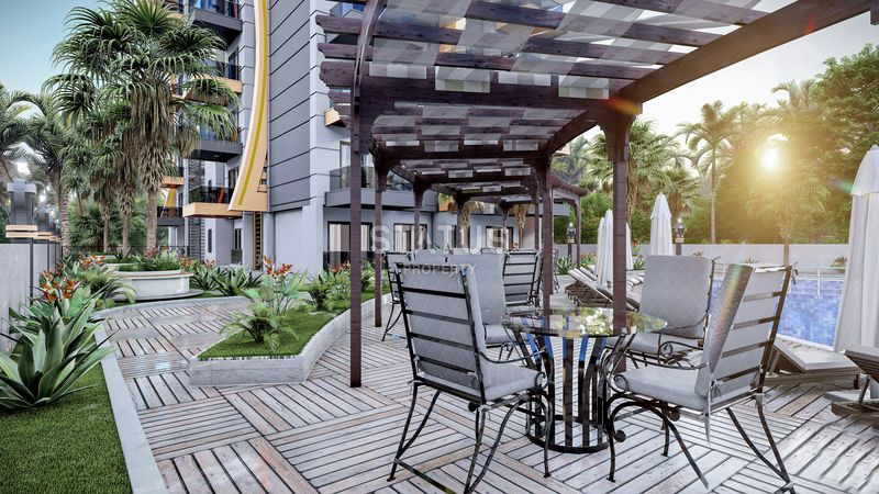 Красивый и современный проект с видом на море в районе Газипаша. 46-113м2 фото 5