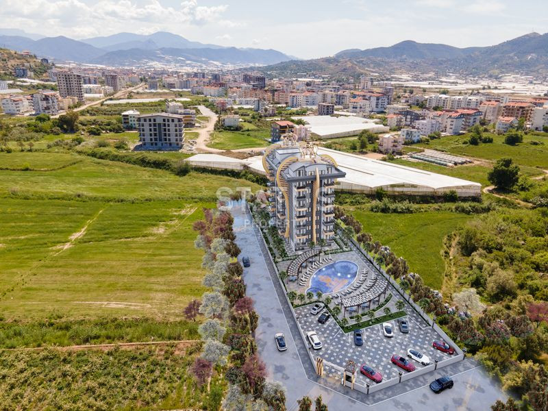 Красивый и современный проект с видом на море в районе Газипаша. 46-113м2 фото 7