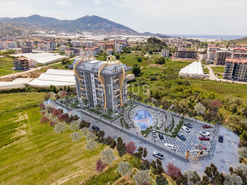 Красивый и современный проект с видом на море в районе Газипаша. 46-113м2 фото 8