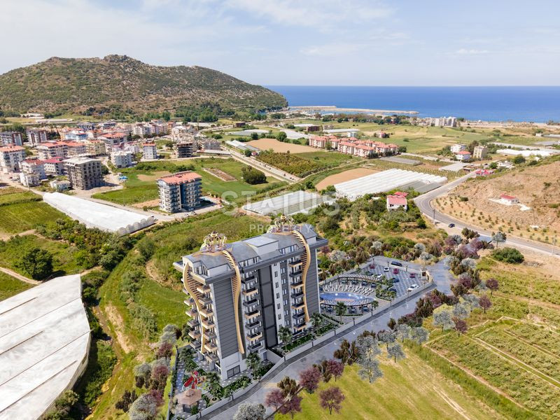 Красивый и современный проект с видом на море в районе Газипаша. 46-113м2 фото 9