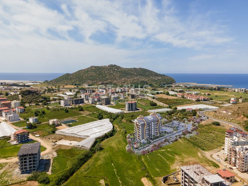 Красивый и современный проект с видом на море в районе Газипаша. 46-113м2 фото 10