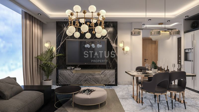 Красивый и современный проект с видом на море в районе Газипаша. 46-113м2 фото 15