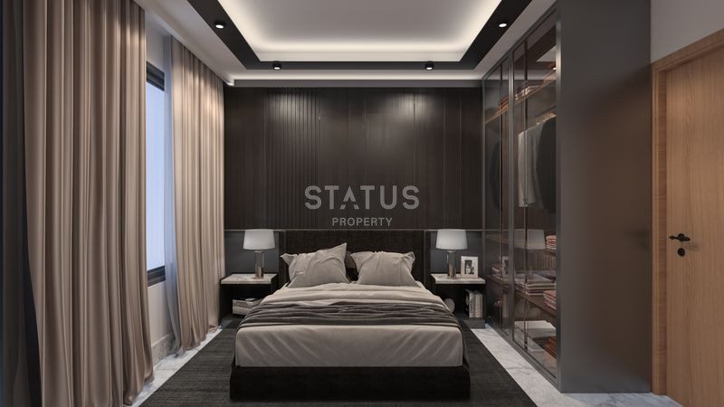 Красивый и современный проект с видом на море в районе Газипаша. 46-113м2 фото 17