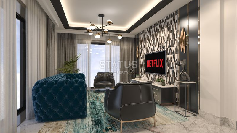 Красивый и современный проект с видом на море в районе Газипаша. 46-113м2 фото 18