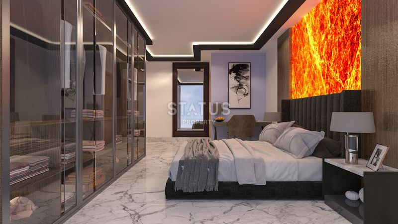 Красивый и современный проект с видом на море в районе Газипаша. 46-113м2 фото 20