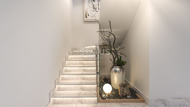 Красивый и современный проект с видом на море в районе Газипаша. 46-113м2 фото 21