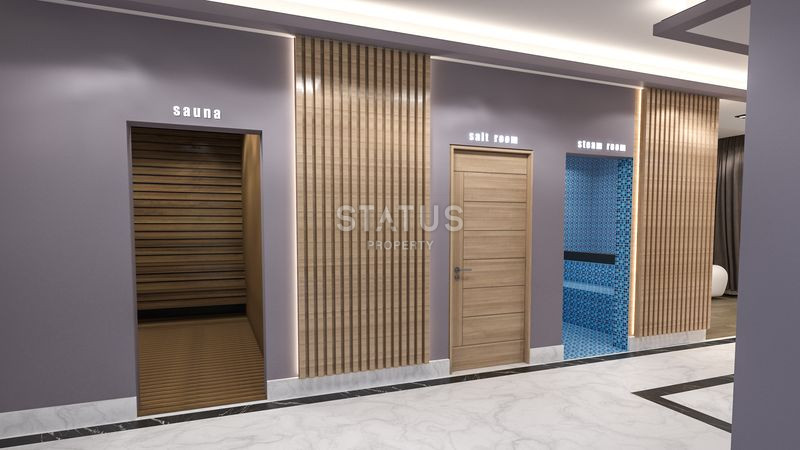 Красивый и современный проект с видом на море в районе Газипаша. 46-113м2 фото 25