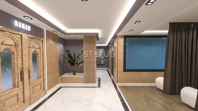 Красивый и современный проект с видом на море в районе Газипаша. 46-113м2 фото 26