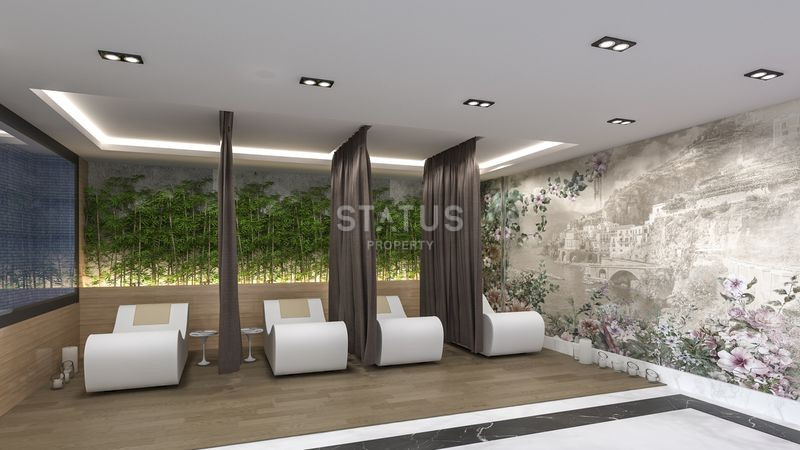 Красивый и современный проект с видом на море в районе Газипаша. 46-113м2 фото 27