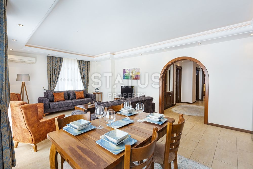 Стильная трехкомнатная квартира на первой береговой линии в Махмутларе, 120 м2 фото 5