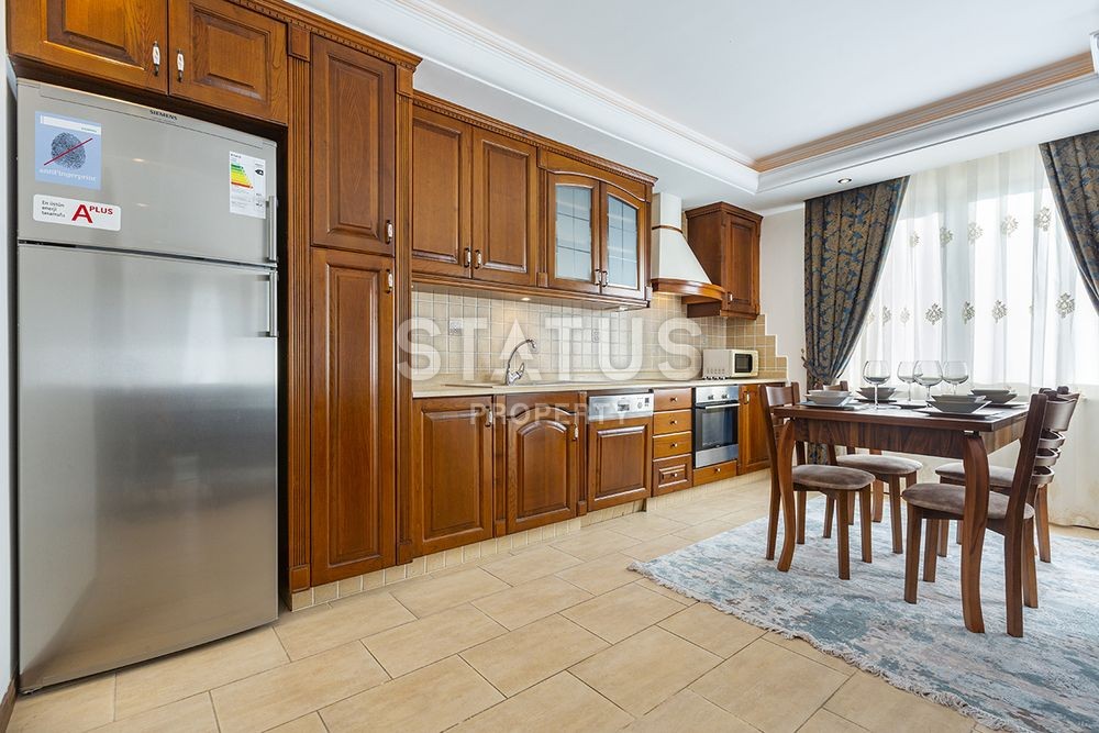 Стильная трехкомнатная квартира на первой береговой линии в Махмутларе, 120 м2 фото 6