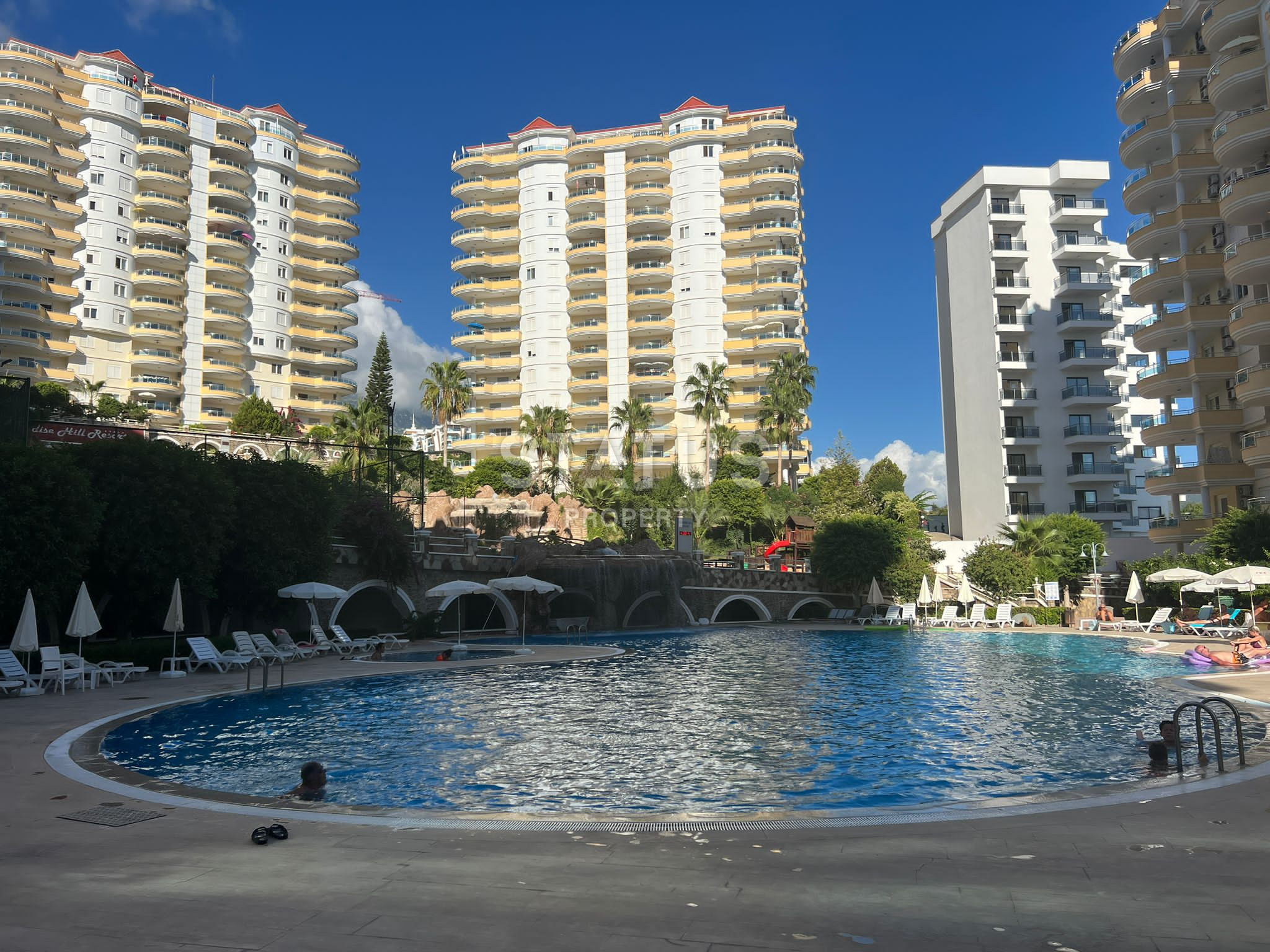 Меблированные апартаменты с видом на горы и море в Махмутларе. 210м2. фото 25