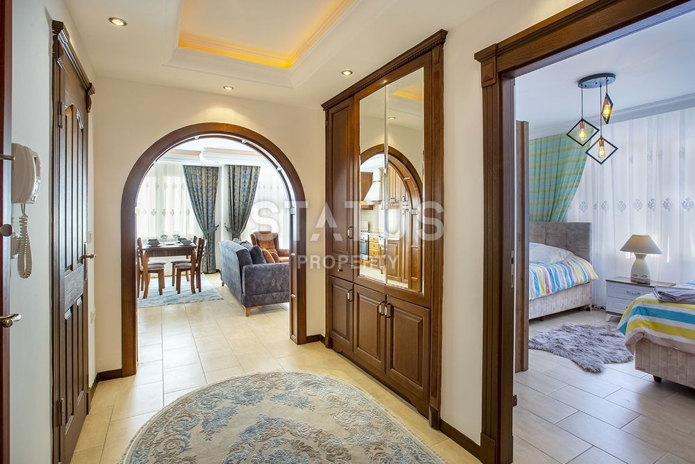 Стильная трехкомнатная квартира на первой береговой линии в Махмутларе, 120 м2 фото 14