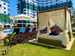 Furnished apartments 1+1 in a residential complex of a hotel type in Mahmutlar. 55m2 фото 7