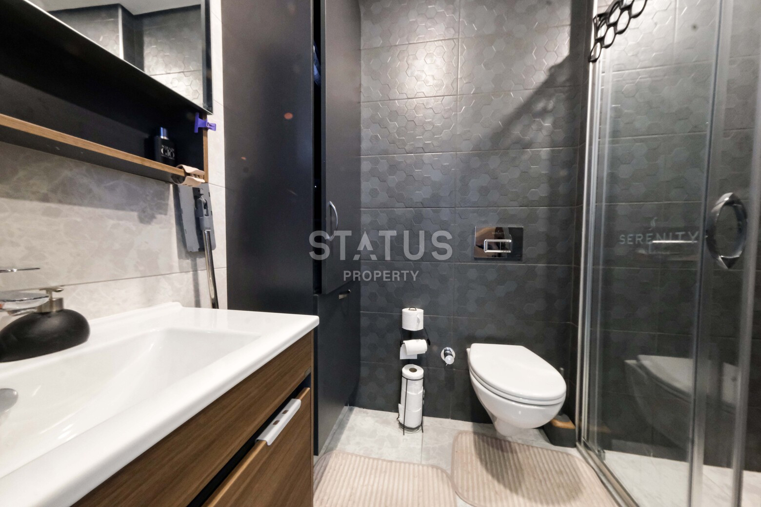 Furnished apartments 1+1 in a residential complex of a hotel type in Mahmutlar. 55m2 фото 29