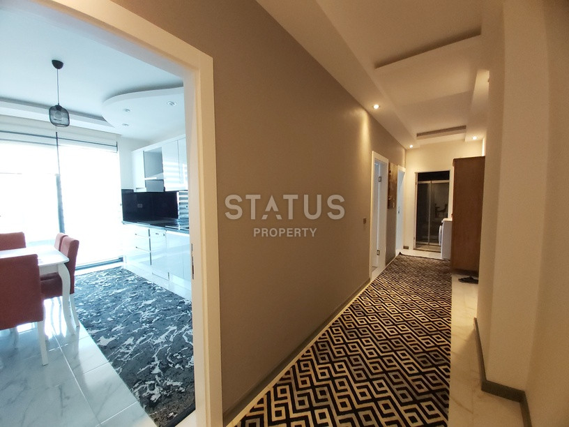 Three-room furnished apartment with a separate kitchen in a residential complex in Mahmutlar. 130m2 фото 19