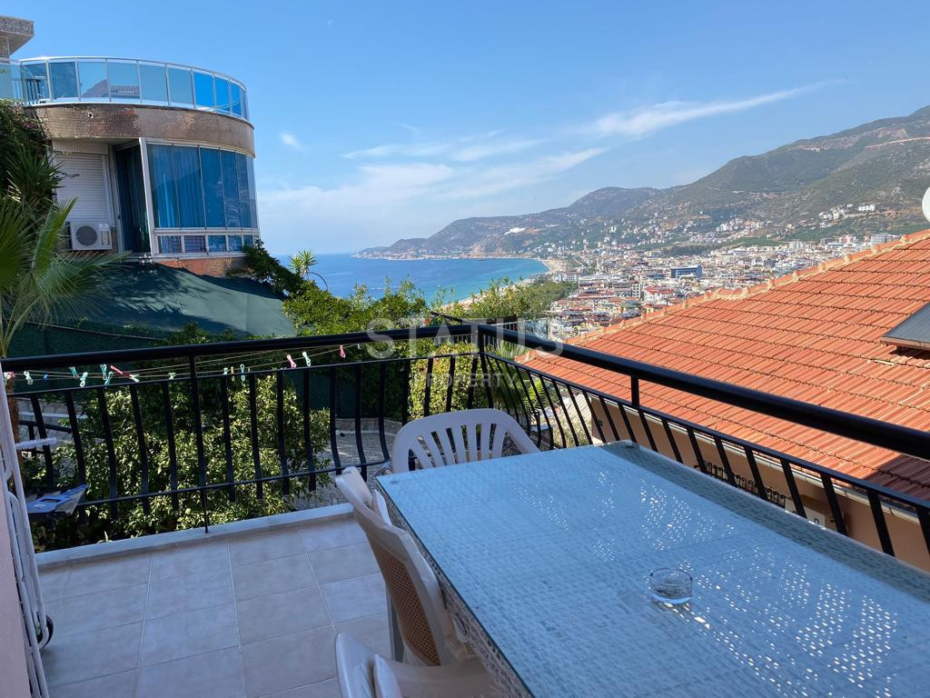 Трёхкомнатная меблированная квартира с видом на море и пляж Клеопатру. 100м2 фото 15