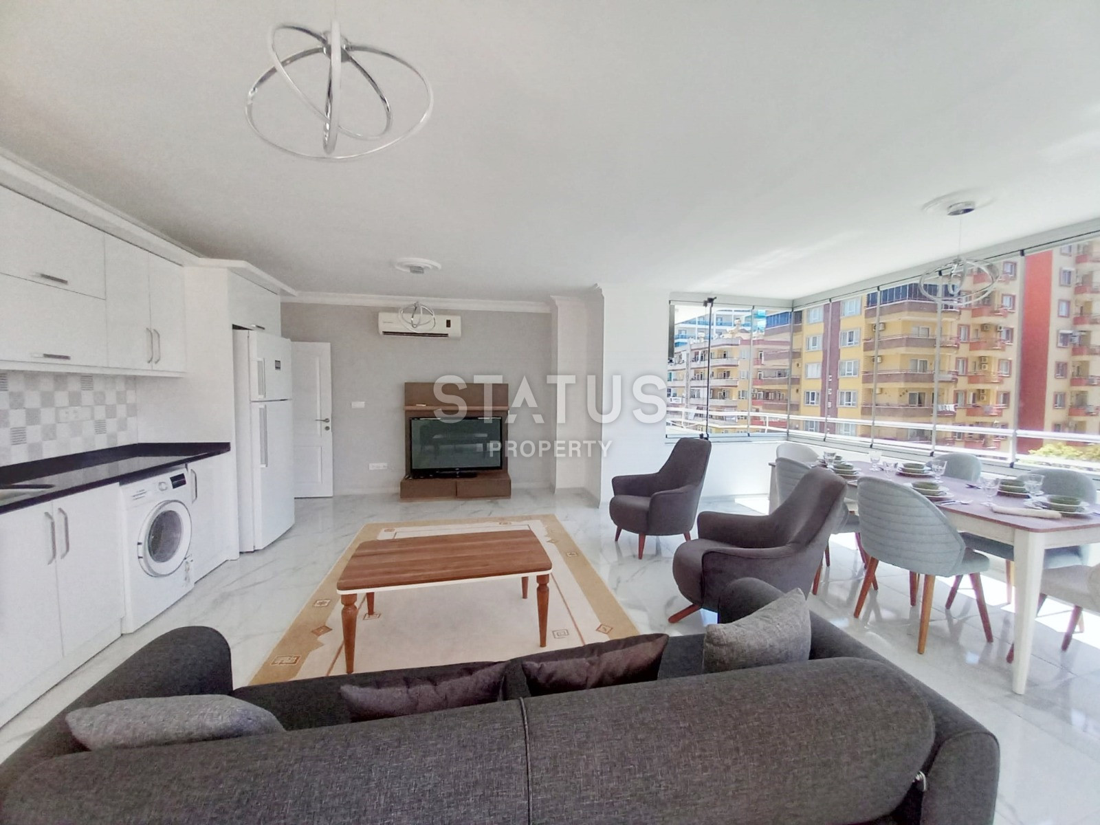 Апартаменты 4+1 в 200 метрах от моря по улице Барбаросса, р-н Махмутлар. 165м2. фото 16