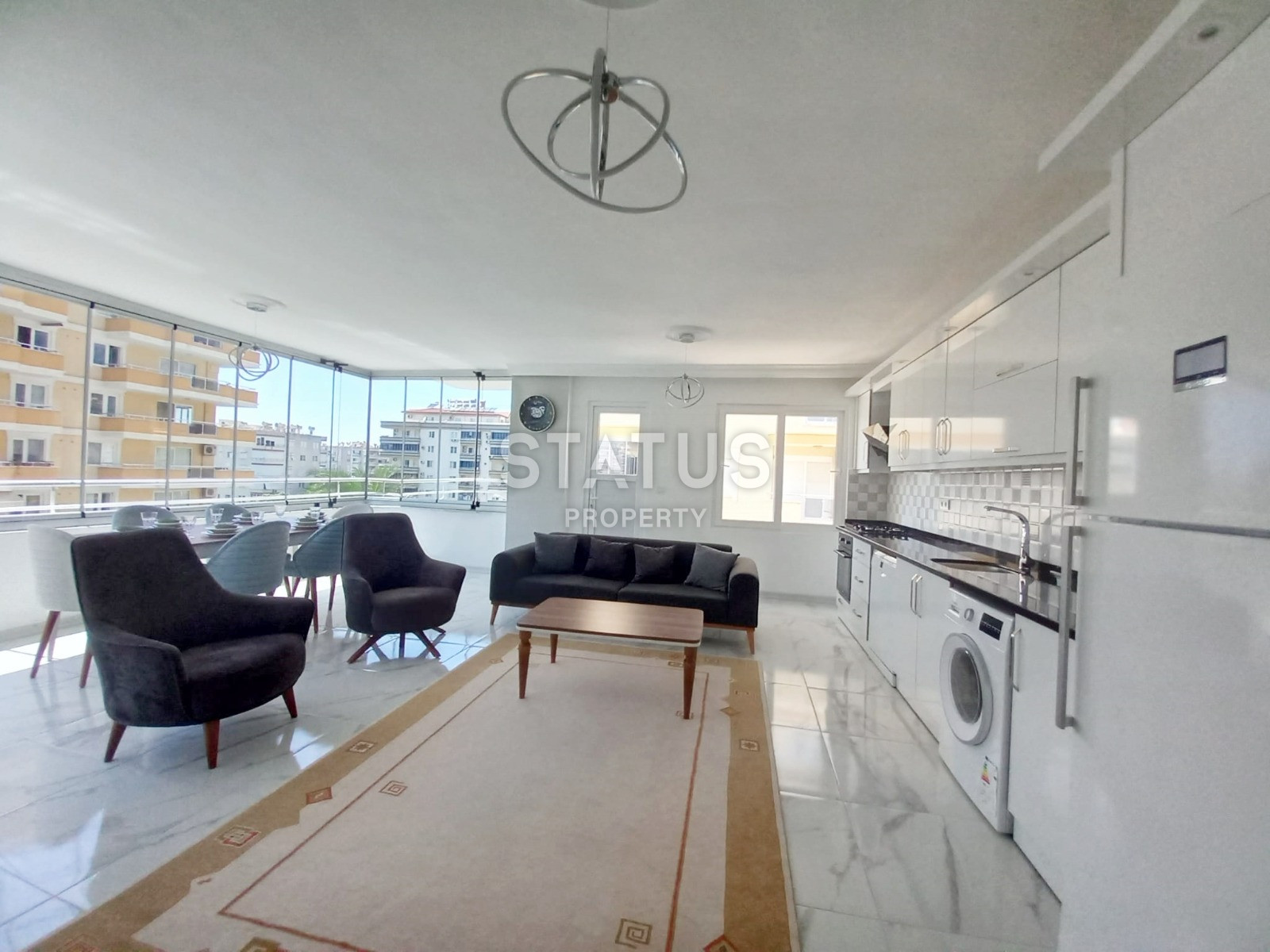 Апартаменты 4+1 в 200 метрах от моря по улице Барбаросса, р-н Махмутлар. 165м2. фото 17