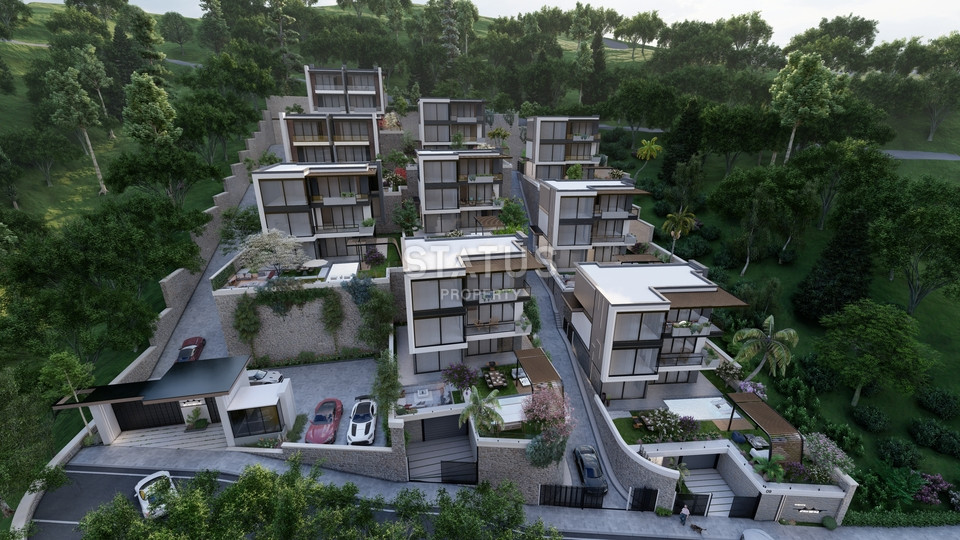 Виллы на этапе строительства в центре Алании, Бекташ. фото 5