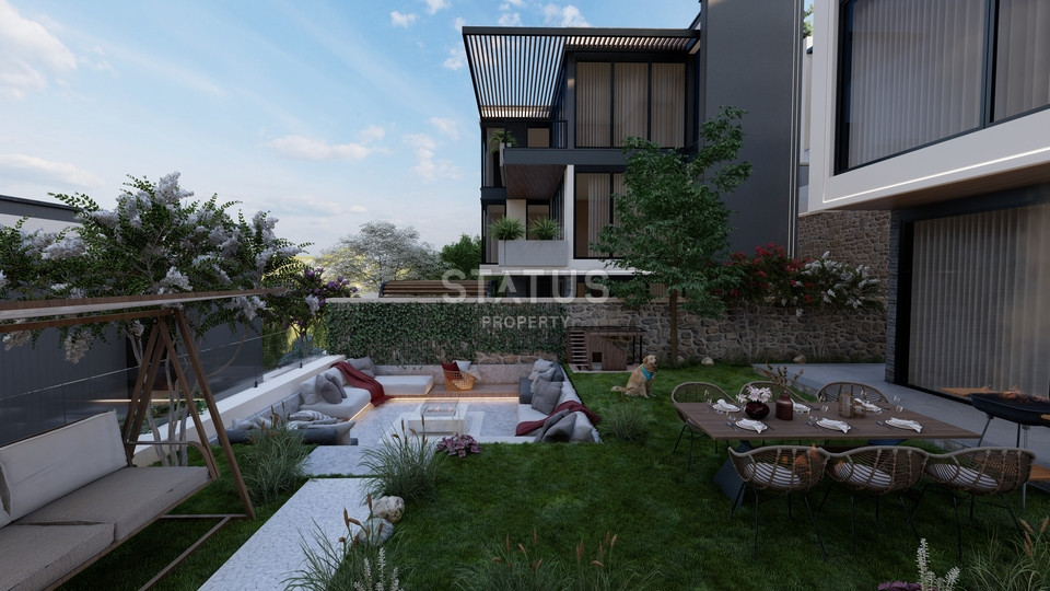 Виллы на этапе строительства в центре Алании, Бекташ. фото 7