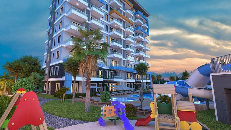 Квартира 1+1 с видом на море в Авсалларе, 47 м2 фото 1