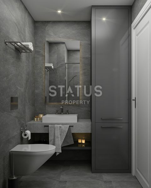 Новый проект долевого строительства в Авсалларе, квартиры с видом на море. 54м2 – 100м2 фото 5