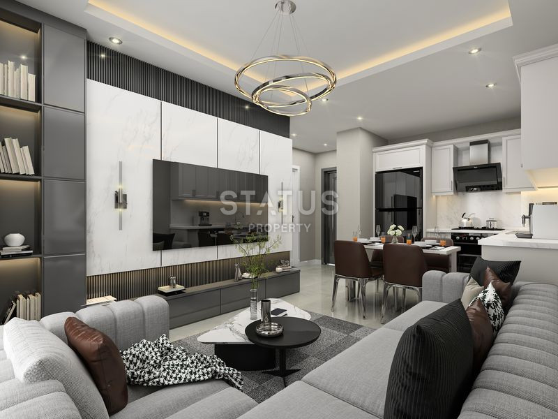 Новый проект долевого строительства в Авсалларе, квартиры с видом на море. 54м2 – 100м2 фото 12