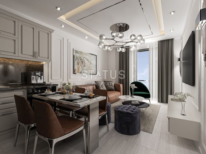 Новый проект долевого строительства в Авсалларе, квартиры с видом на море. 54м2 – 100м2 фото 13