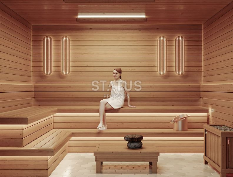 Новый проект долевого строительства в Авсалларе, квартиры с видом на море. 54м2 – 100м2 фото 19